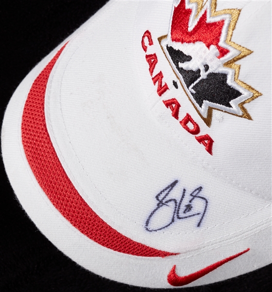 Sidney Crosby Signed Olympic Jersey & Cap Pair (2) (JSA)