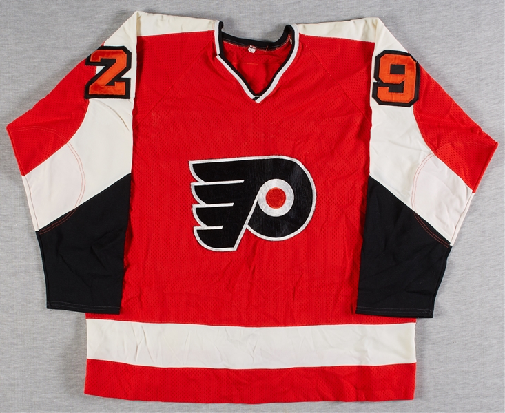 Barry Dean 1977-1979 Game-Used Philadelphia Flyers Jersey