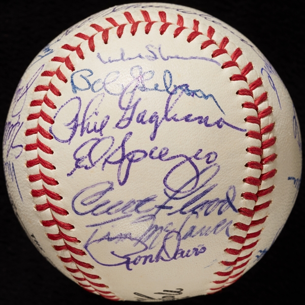 1968 St. Louis Cardinals NL Champs Team-Signed ONL Baseball (24)