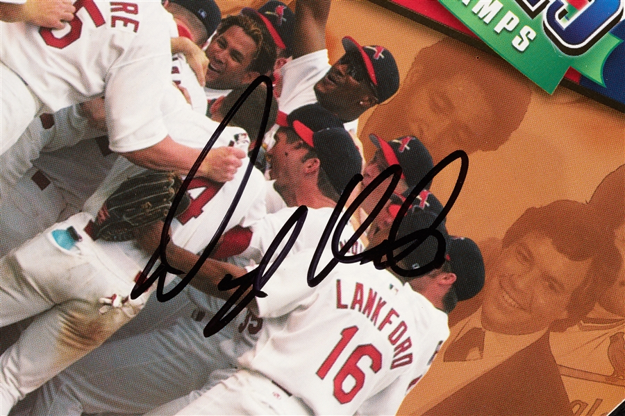 Darryl Kile Signed Cardinals Gameday Magazine (2000) (JSA)