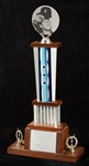 1968 Mickey Lolich World Series Trophy From Chicago BBWAA