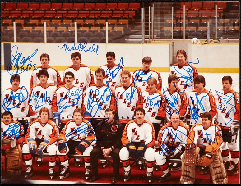 1984 All-Star Game Team-Signed 8x10 Photos with Wayne Gretzky (2) (BAS)