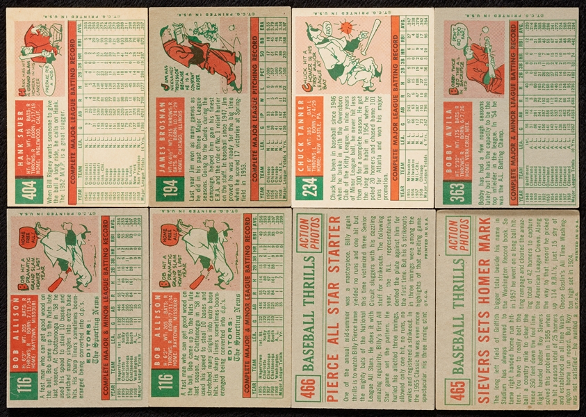 Large Group of 1959 and 1966 Topps Baseball With Stars, Specials (502)