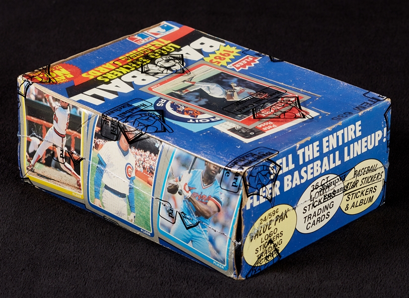 1985 Fleer Baseball Wax Box (36) (BBCE)