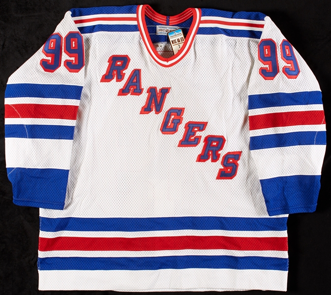 Lot Detail - Wayne Gretzky Signed Rangers CCM Jersey (UDA)