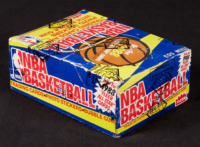 1988-89 Fleer Basketball Wax Box (36) (BBCE)