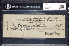 Babe Ruth Signed Check (June 26, 1941) (Graded BAS 10)