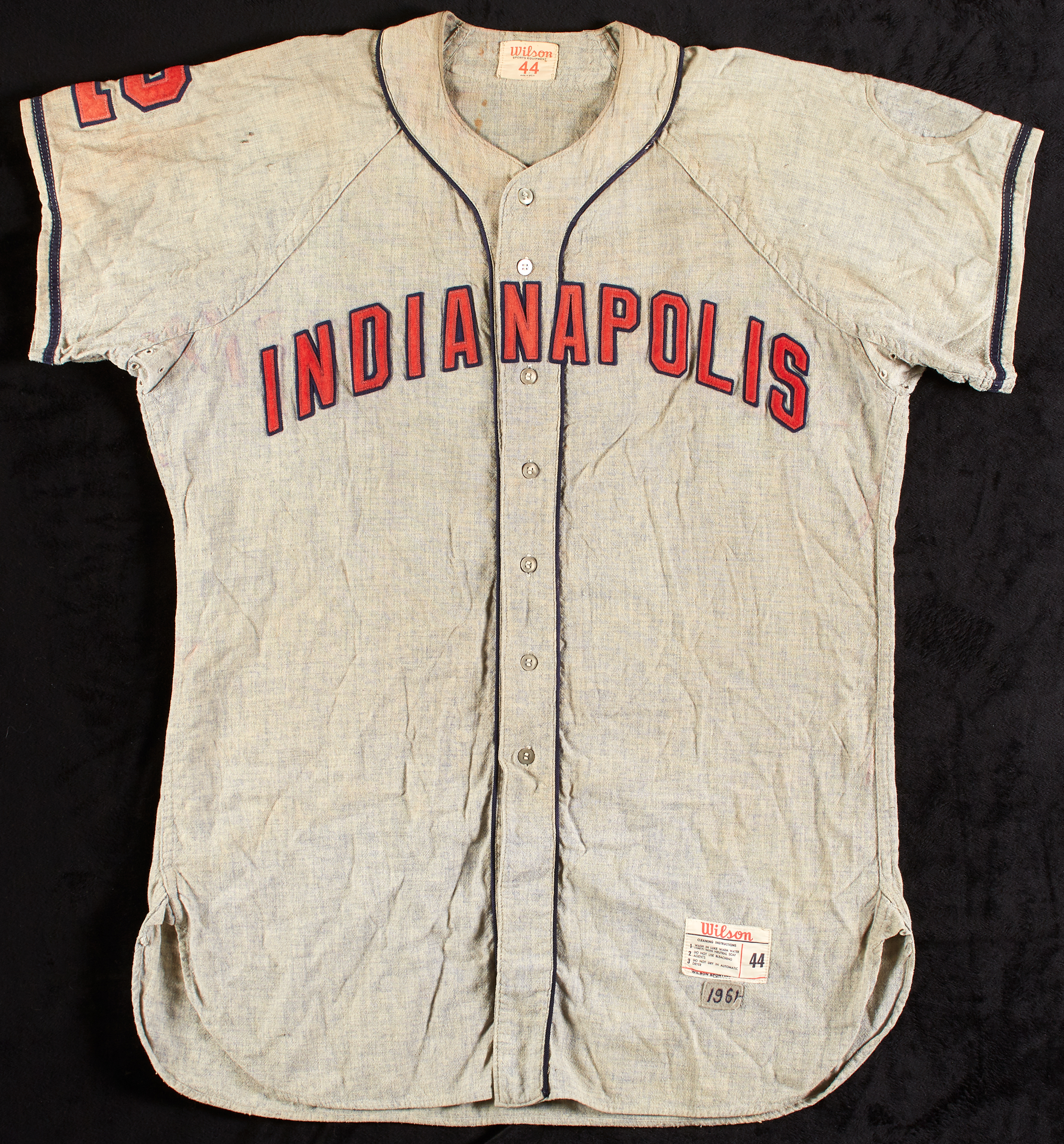 Lot Detail - Don Pavletich 1961 Indianapolis Indians Game-Worn Road Jersey  with Pants