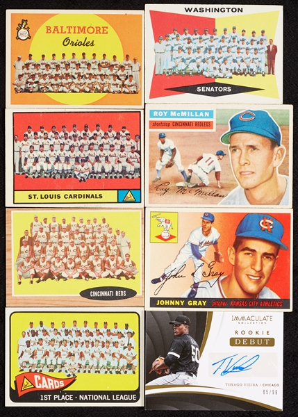 Large Group 1954-75 Vintage Baseball and Football (1,600)