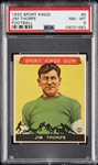 1933 Sport Kings Jim Thorpe No. 6 PSA 8