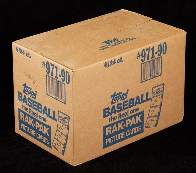 1990 Topps Baseball Rack Pack Sealed Case (6/24)
