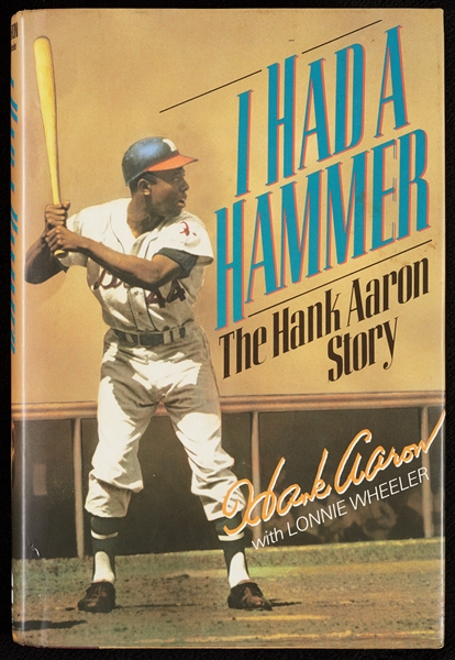 Hank Aaron Signed I Had A Hammer Book (PSA/DNA)