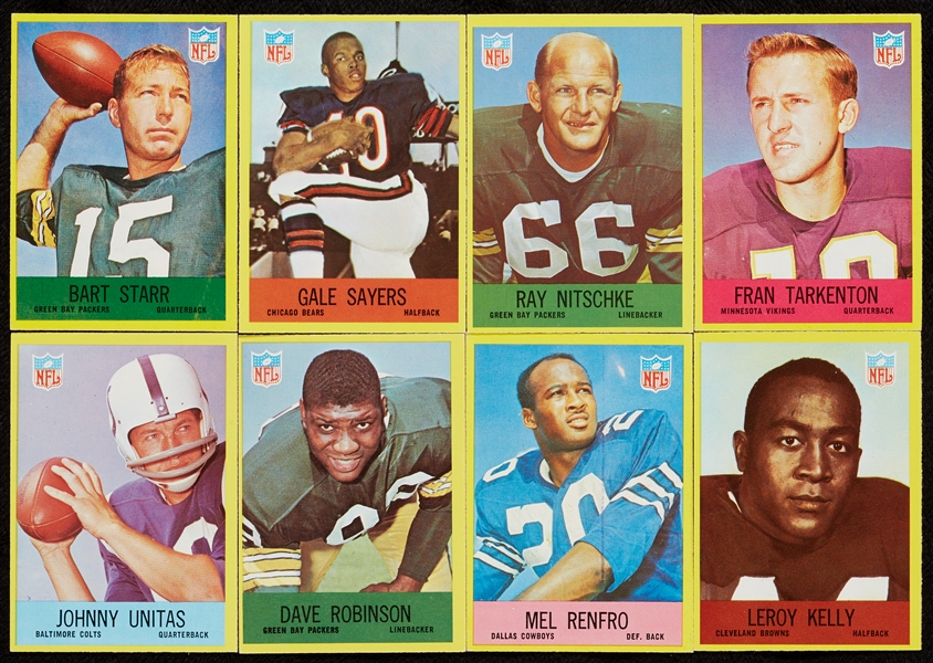 1967 Philadelphia Gum Football Complete Set (198)