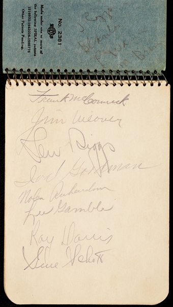 Honus Wagner, Pie Traynor, Paul Waner & Others Signed Autograph Album (52)