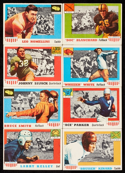 1955 Topps All America Football Partial Set (61/100)