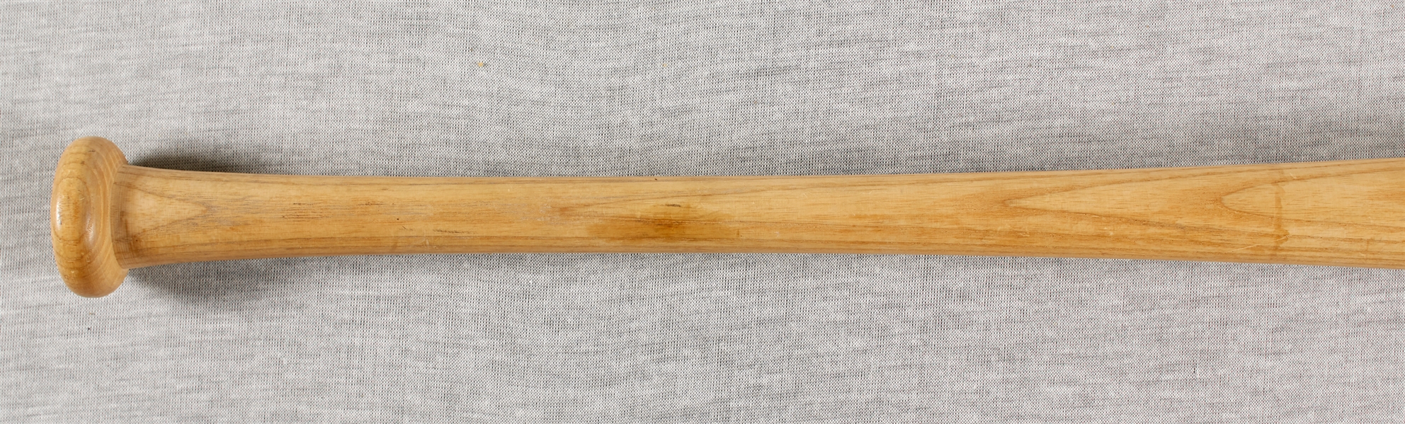 Willie Horton Game-Issued & Signed Drilled & Lead Filled On-Deck Circle Bat