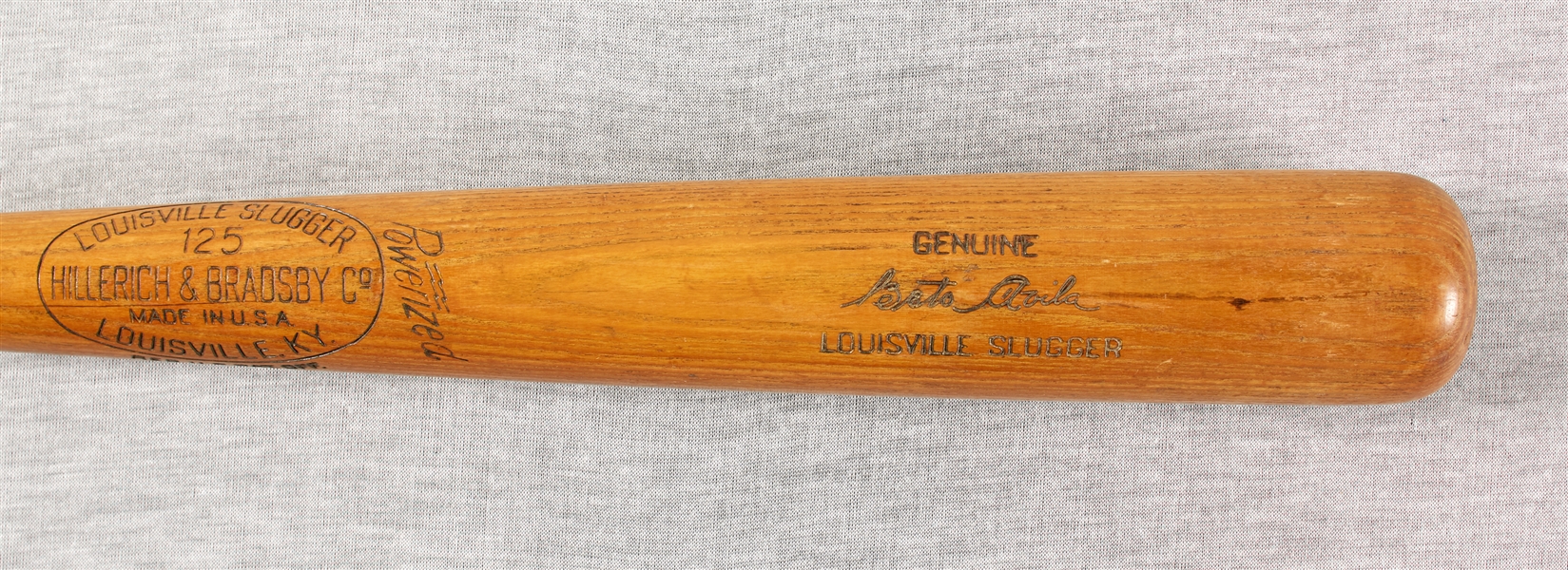 Bobby Avilla 1950s Game-Used Louisville Slugger Bat (Graded PSA/DNA GU 7.5)