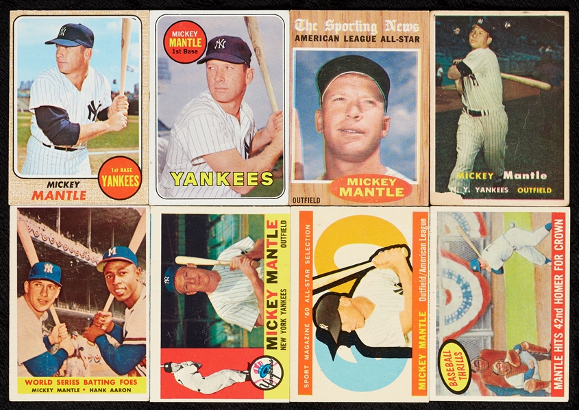1957-68 Topps Mickey Mantle Regular-Issue Cards and Specials (26)