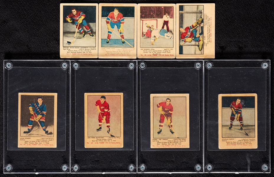 1951 Parkhurst Hockey Complete Set (105)