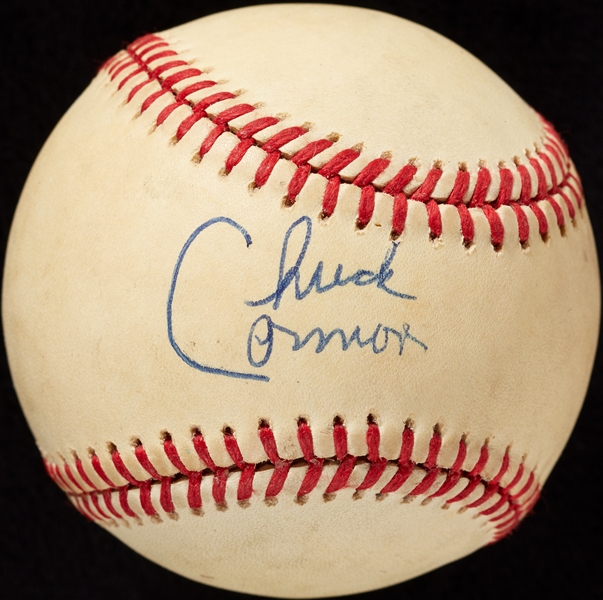 Chuck Connors Single-Signed OAL Baseball (BAS)