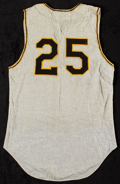 Tommie Sisk 1968 Game-Used Pittsburgh Pirates Road Jersey