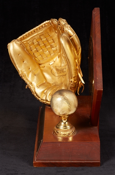 Ron Santo 1965 Rawlings Gold Glove Award (LOA From Family)