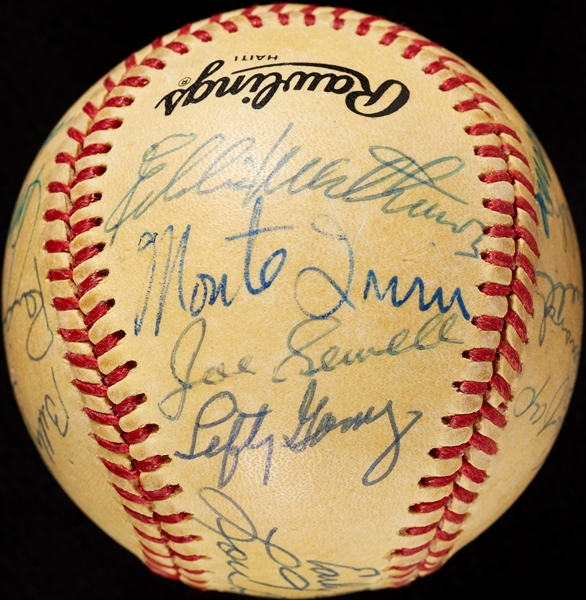 HOFer Multi-Signed ONL Baseball with Ted Williams, Koufax (17)