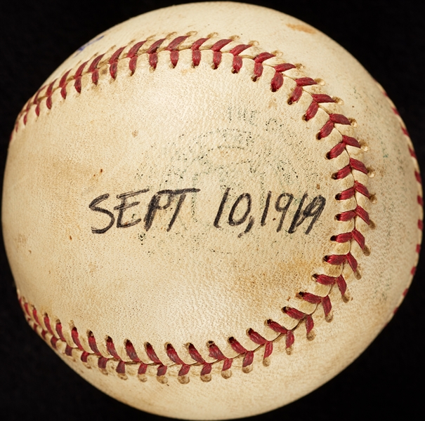 Mickey Lolich Career Win No. 101 Final Out Game-Used Baseball (9/10/1969) (BAS) (Lolich LOA)