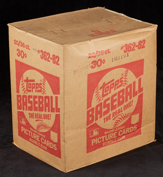 1982 Topps Baseball Wax Box Sealed Case (20/36)