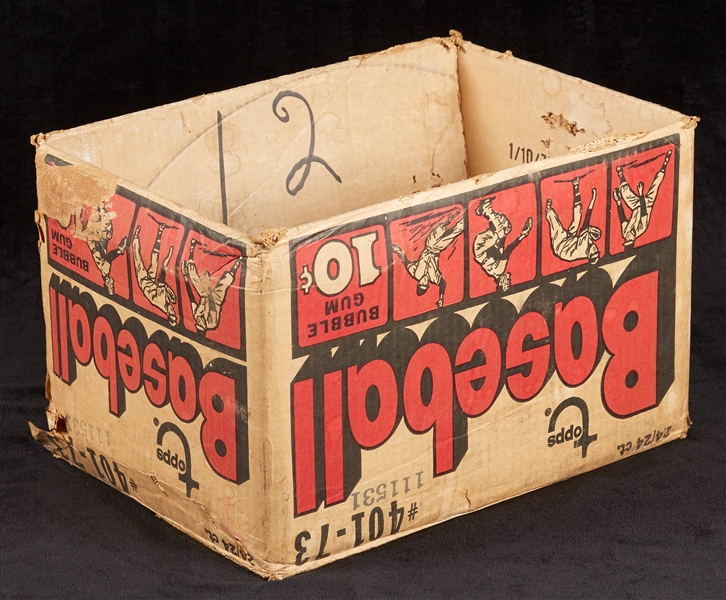 1973 Topps Baseball Wax Box Empty Case