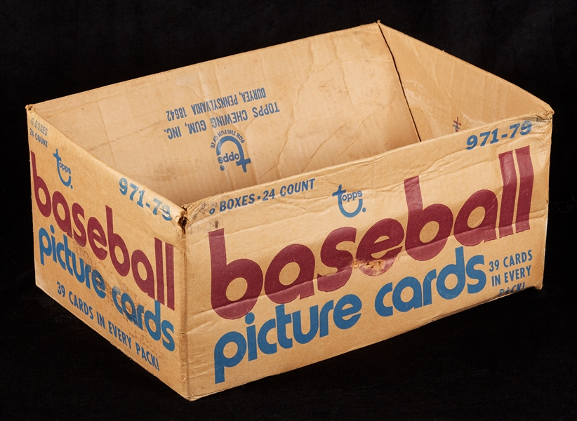 1979 Topps Baseball Rack Pack Box Empty Case