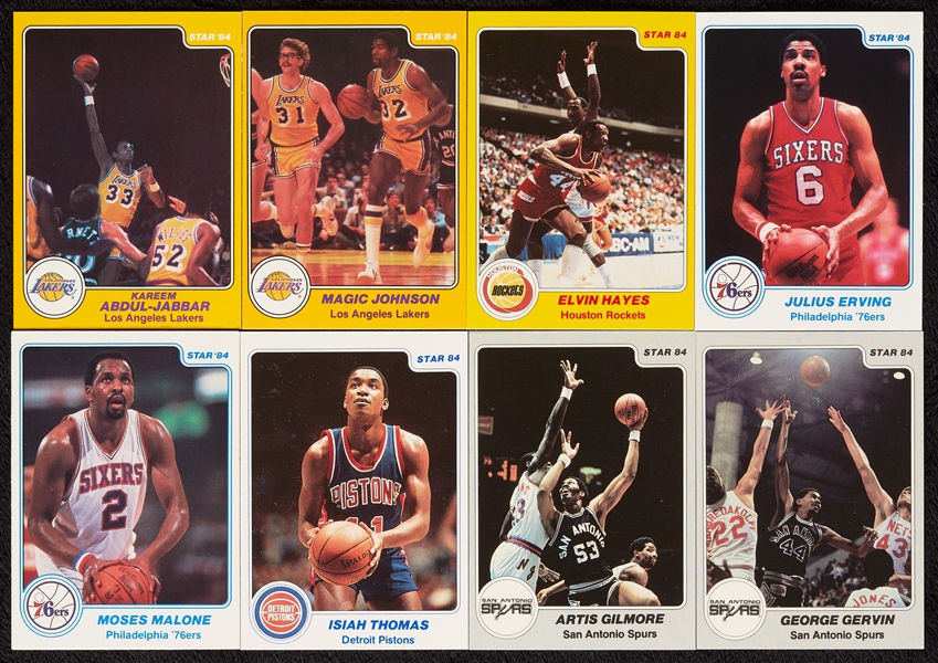 1983-84 Star Co. Basketball High-Grade Set (274/275)