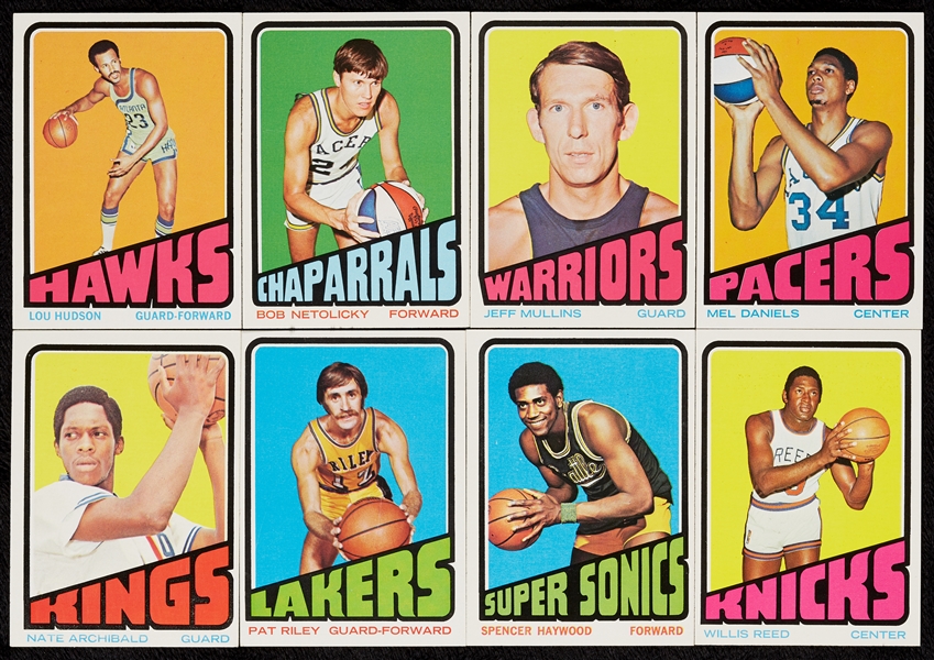1972-73 Topps Basketball Super High-Grade Group (160)