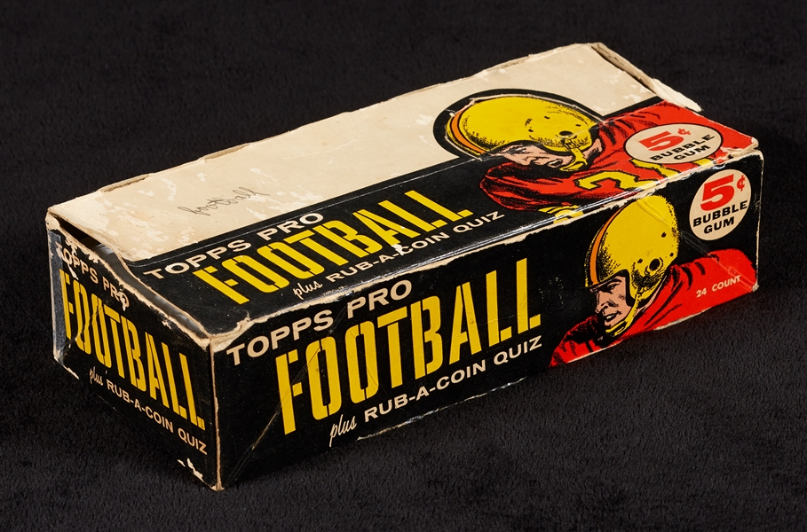 1958 Topps Football Empty Display Box