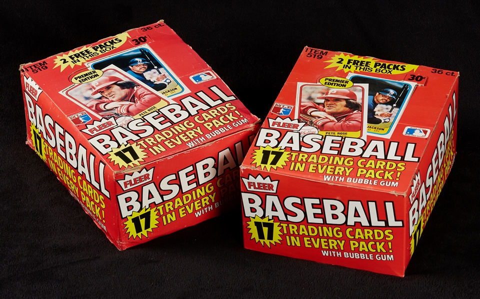 Incredible Homage to 1981 Fleer Baseball, Boxes, Sets, Stickers, Wrappers and Extras (7,340 pieces)