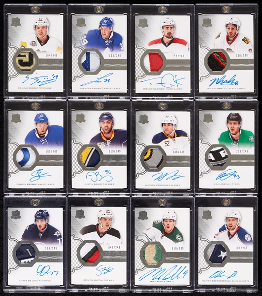 2016-17 Upper Deck The Cup Rookie Auto Patch Near Set (78/81)