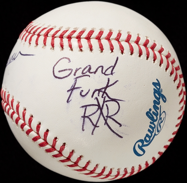Mark Farner Grand Funk Railroad Single-Signed OML Baseball (BAS)