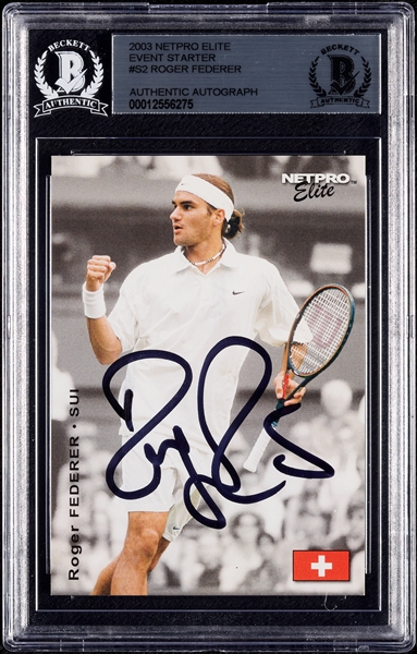 Roger Federer Signed 2003 Net Pro No. S2 (BAS)