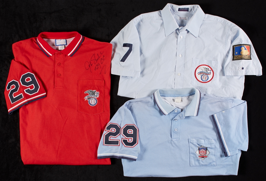 Lot Detail - MLB Umpire Game-Used Shirts Trio (3)