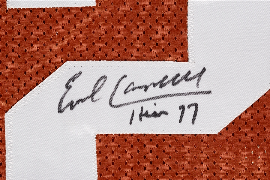 Earl Campbell Signed Texas Jersey (BAS)