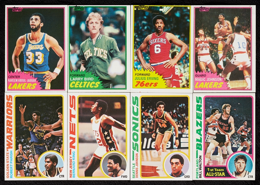 1976-81 Topps High-Grade Basketball Sets (4)