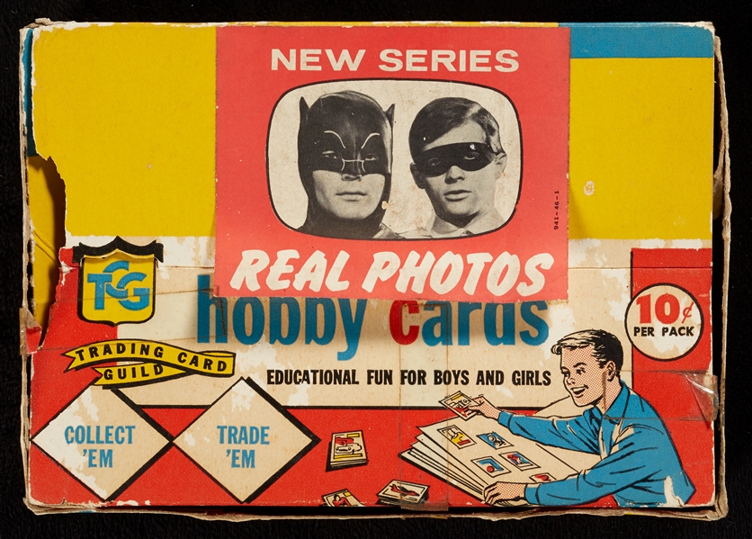 1966 Topps Batman Bat Laffs Real Photos Cello Display Box