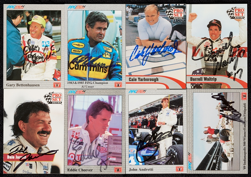 Motorsports Signed Trading Card Group (142)