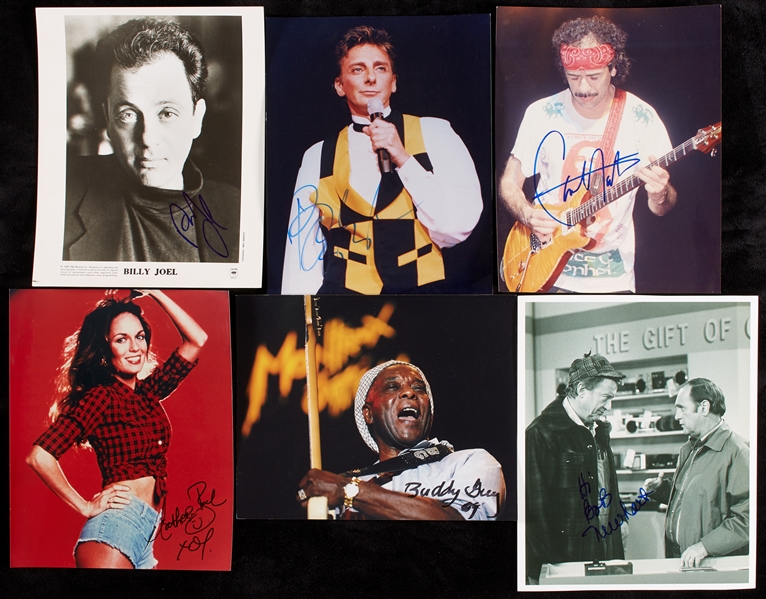 Celebrity Signed 8x10 Photo with Billy Joel, Barry Manilow (6)