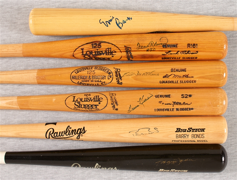 500 Home Run Club Signed Bat Collection (6)