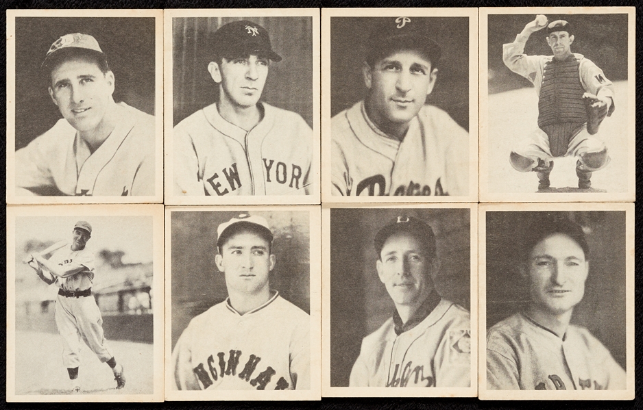 1939 R334 Play Ball Baseball Partial Set With Seven HOFers (68/161)