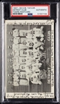 1907-09 H.M. Taylor Detroit Club Postcard PSA Authentic