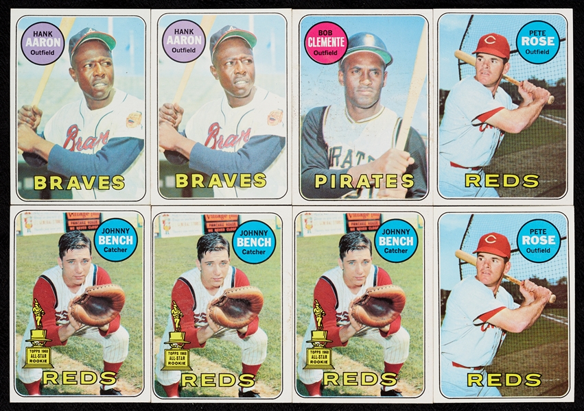1969 Topps Baseball Partial Set With Extra HOFers (337)