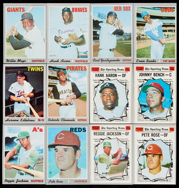 1970 Topps Baseball Super High-Grade Set (720)