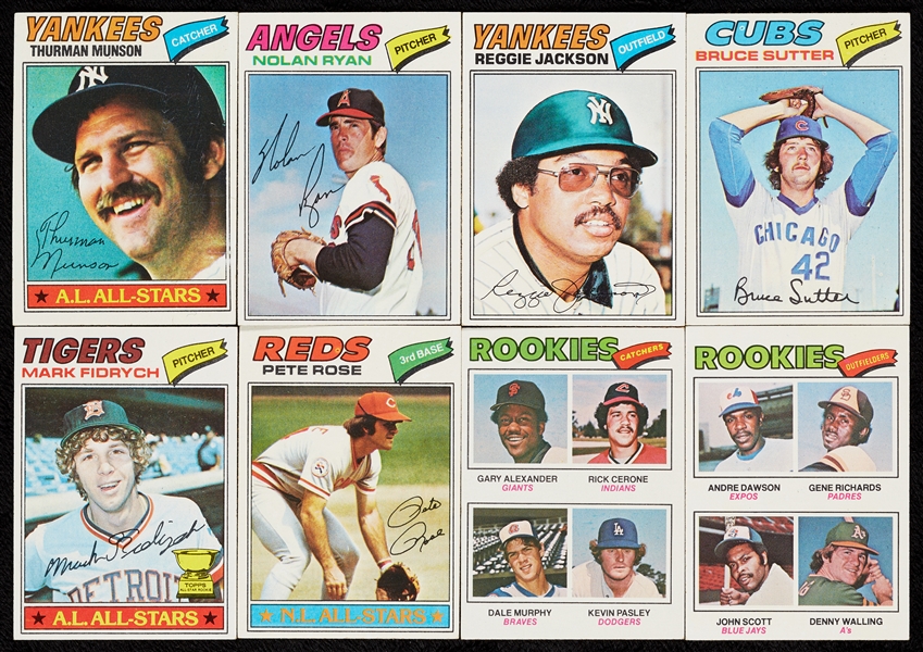 1977 Topps Baseball High-Grade Set (660)